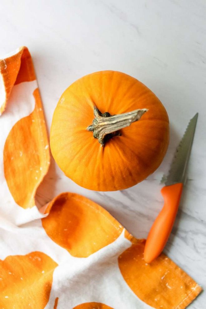 PHOTO: Look for a pie or sugar pumpkin about 2-4 lbs.