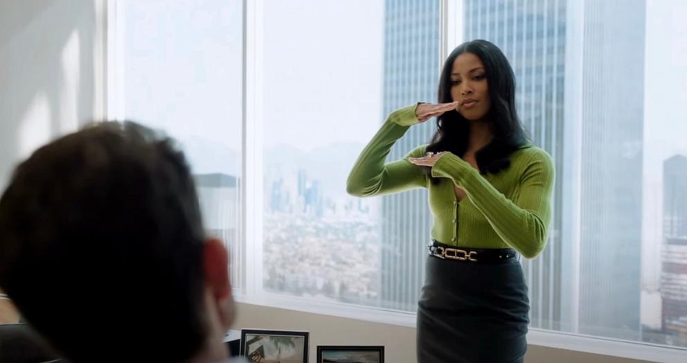 PHOTO: Screengrab of Lex Scott Davis as Erica Rollins in "Suits LA" trailer.