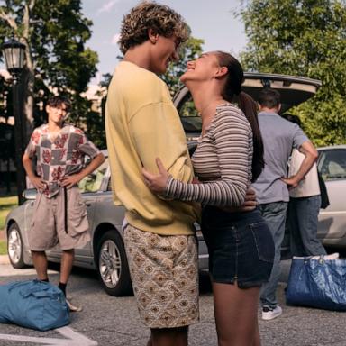 PHOTO: Steven (Sean Kaufman), Jeremiah (Gavin Casalegno), and Belly (Lola Tung) in "The Summer I Turned Pretty."