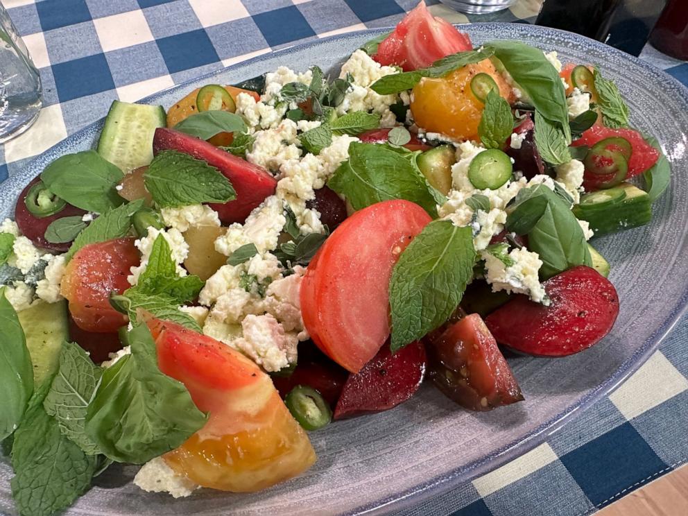 PHOTO: Chef David Nayfeld's summer salad.