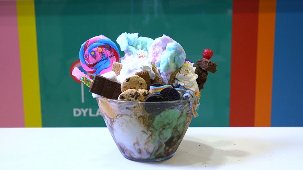 VIDEO: We tried eating this massive ice cream sundae in freezing weather