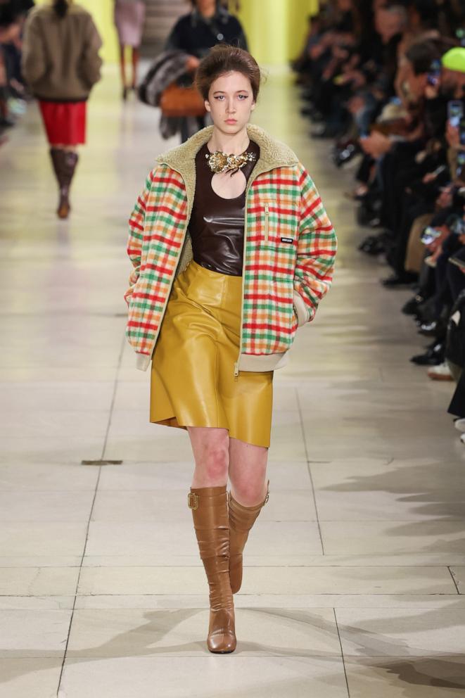 PHOTO: Sunday Rose Kidman Urban walks the runway during the Miu Miu Womenswear Fall/Winter 2025-2026 show as part of Paris Fashion Week at Palais d'Iena, on March 11, 2025, in Paris.