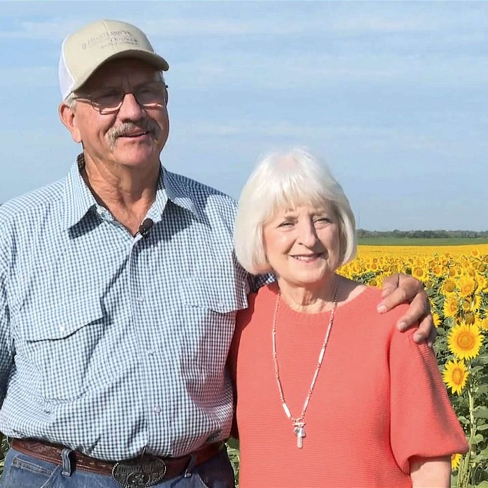VIDEO: Farmer surprises his wife with a field of sunflowers for their 50th Anniversary 