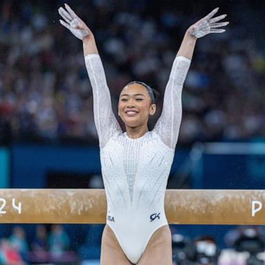 PHOTO: Sunisa Lee prepares to perform her routine during the Artistic Gymnastics, Women's Balance Beam Final at the Bercy Arena during the Paris 2024 Summer Olympic Games on August 5th, 2024 in Paris, France.