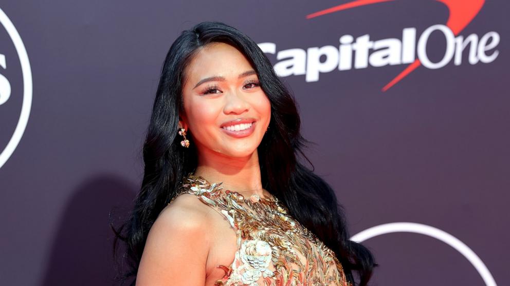 PHOTO: Suni Lee attends the 2025 ESPY Awards at Dolby Theatre on July 16, 2025, in Hollywood, Calif.