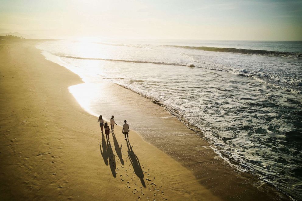 STOCK PHOTO: A family on a vacation