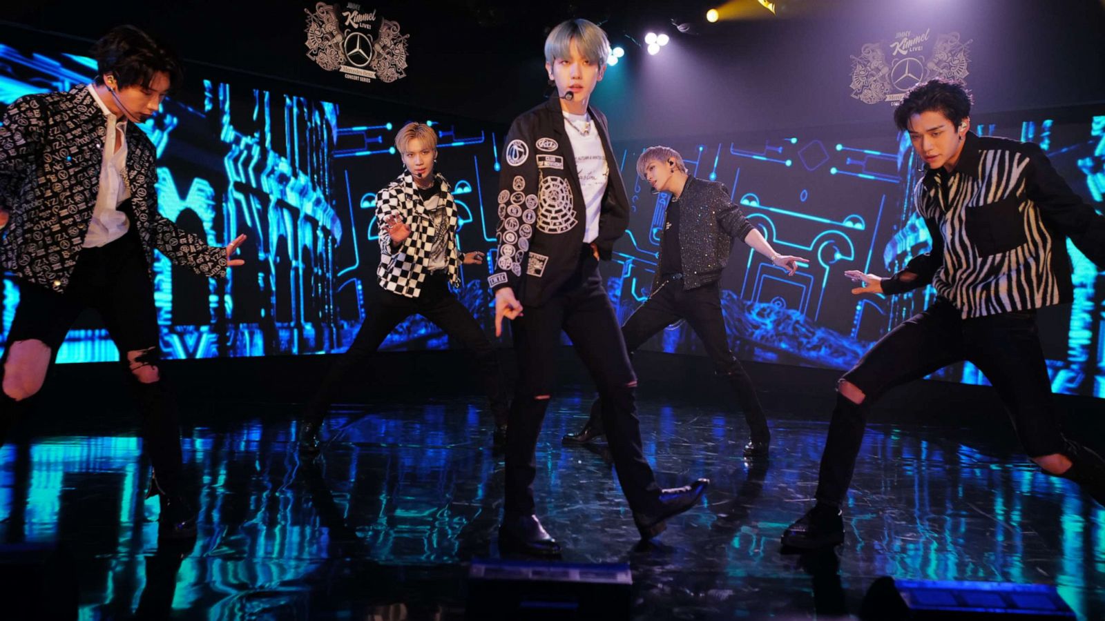 PHOTO: SuperM performs on "Jimmy Kimmel Live!," Feb. 11, 2020.