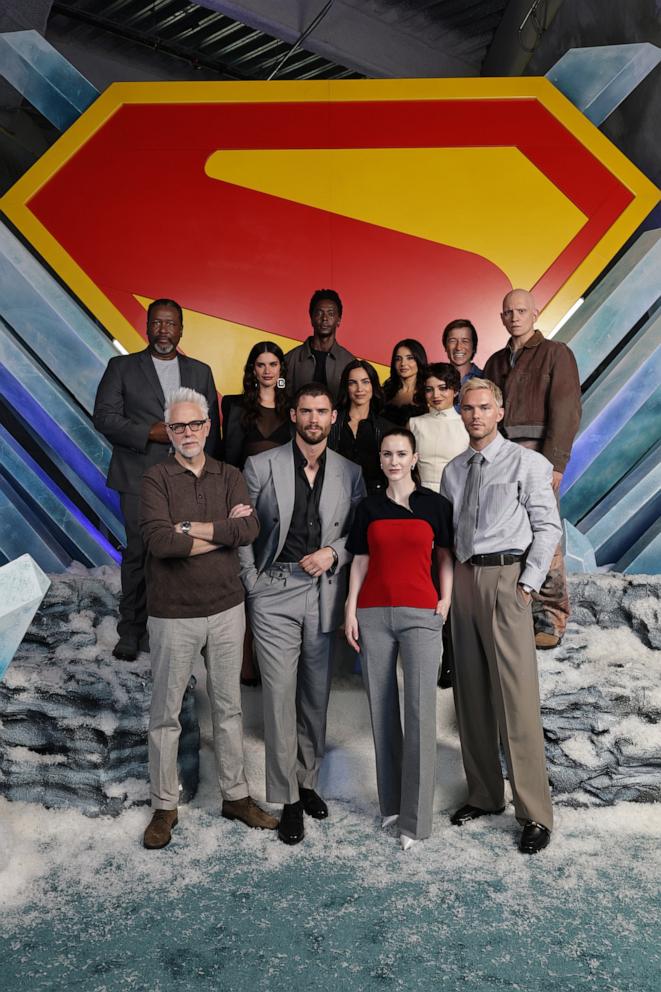 PHOTO: Cast members seen at "Superman" Press Junket, on June 28, 2025, in Los Angeles.