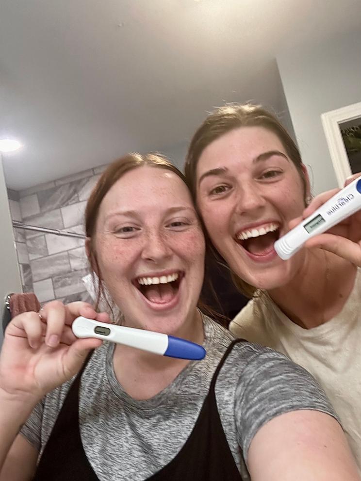 PHOTO: Levi said it has been “really fun” to be pregnant at the same time as her younger sister, who is also a mom of a six-month-old.