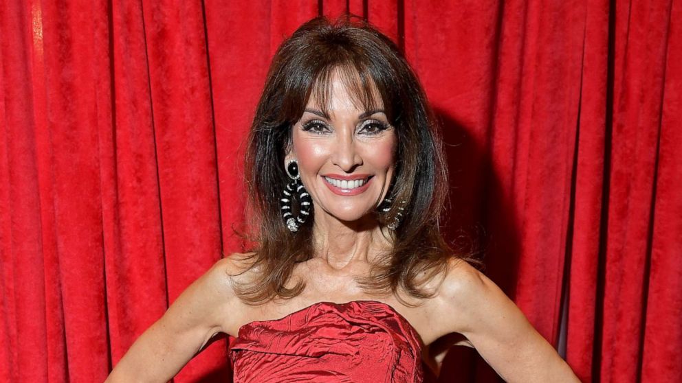 PHOTO: Susan Lucci poses backstage during The American Heart Association's Go Red for Women Red Dress Collection 2019 at Hammerstein Ballroom in New York, Feb. 7, 2019.