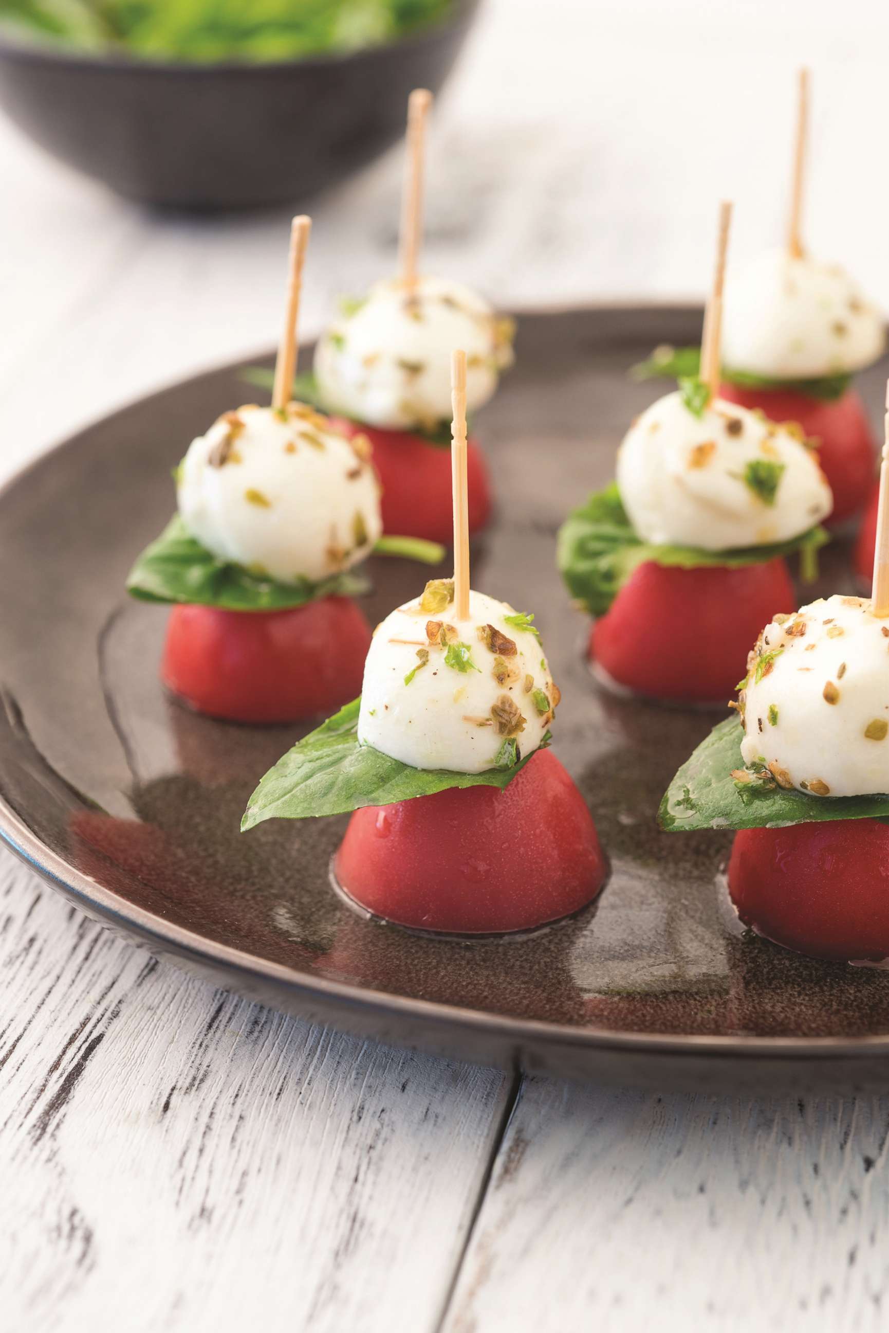PHOTO: "Simply Keto" author Suzanne Ryan's recipe for caprese skewers.