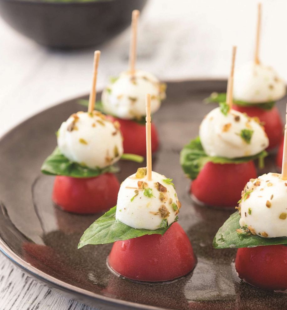 PHOTO: "Simply Keto" author Suzanne Ryan's recipe for caprese skewers.