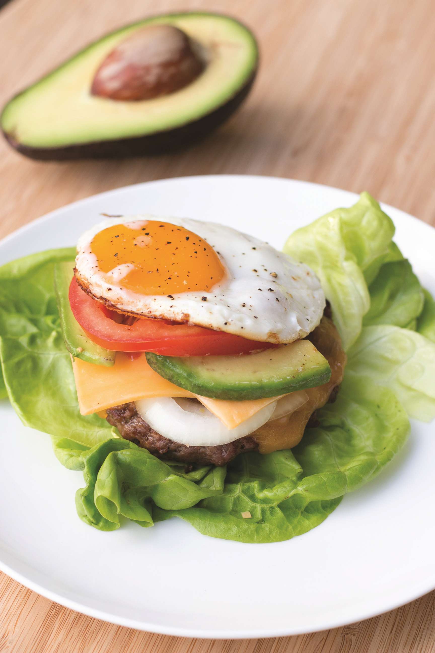 PHOTO: "Simply Keto" author Suzanne Ryan's recipe for sunny side-up burgers.
