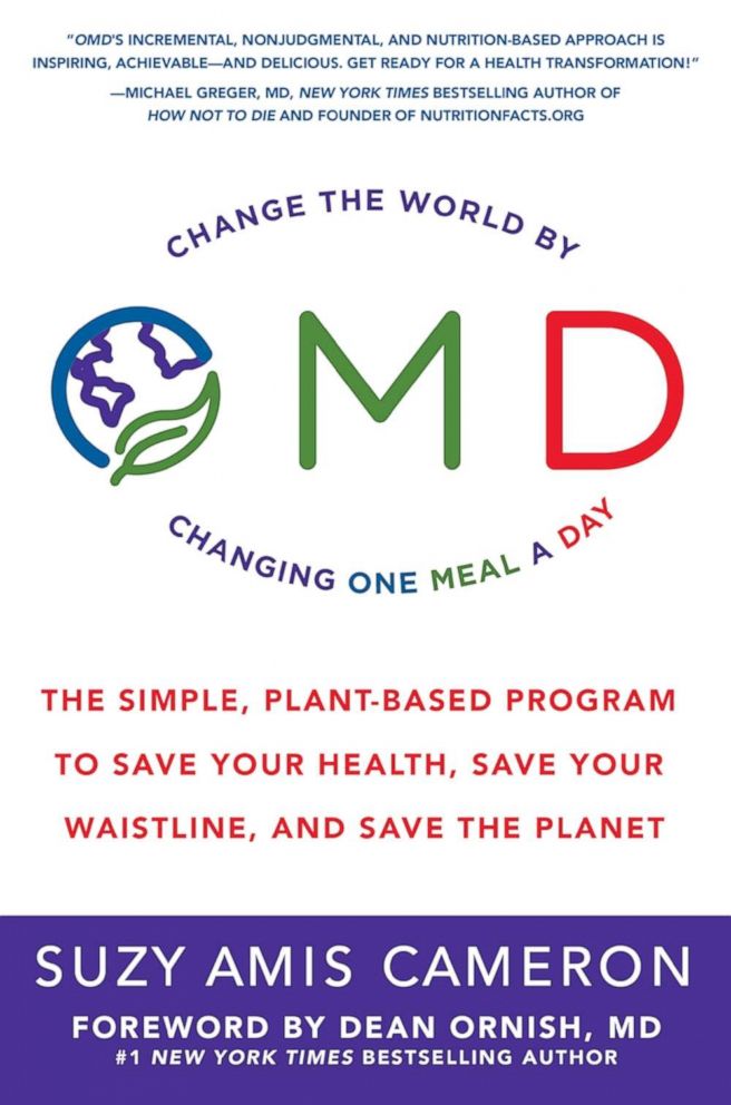 PHOTO: Suzy Amis Cameron's book OMD, Change the World by Changing One Meal a Day.