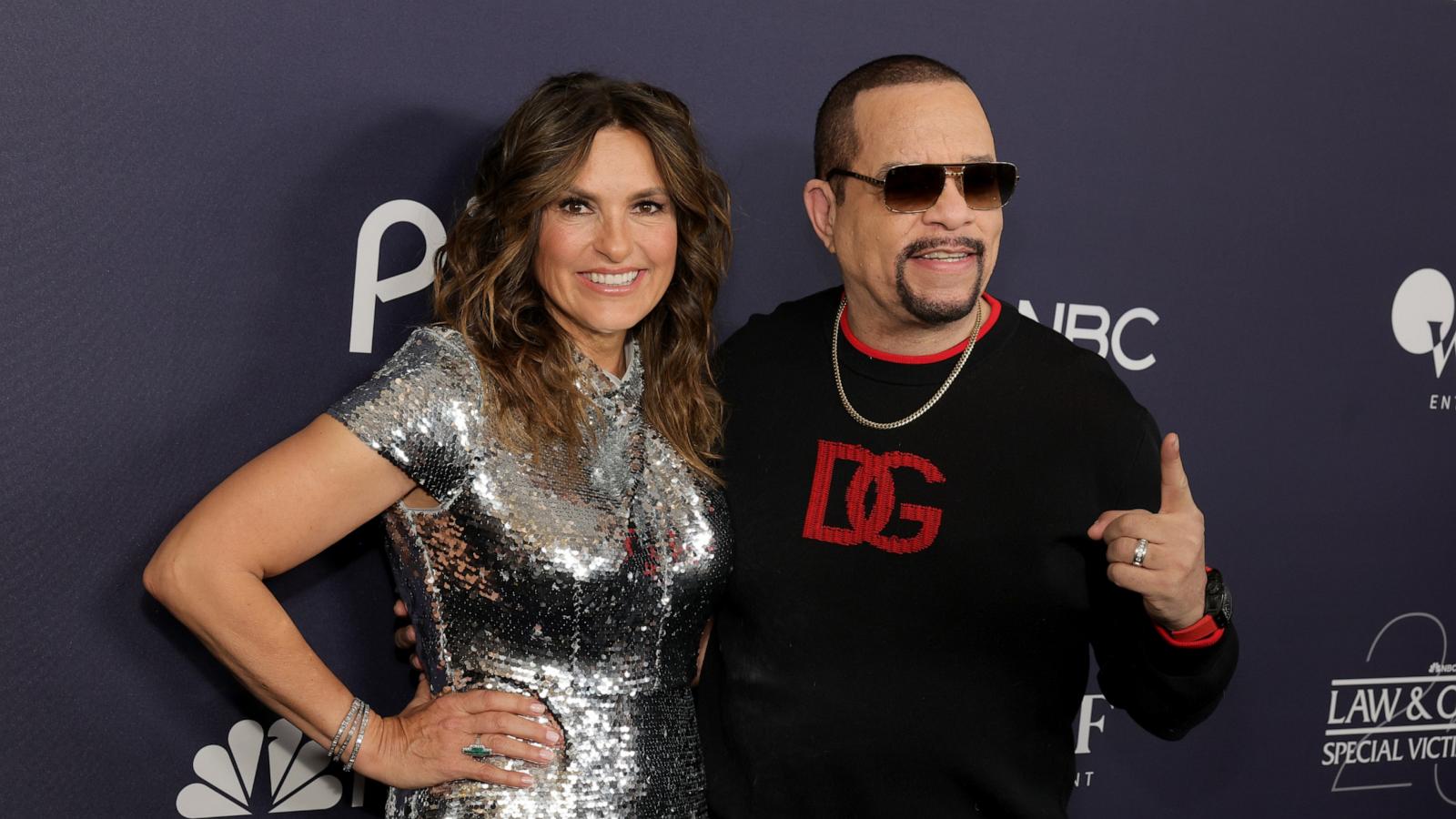 PHOTO:Mariska Hargitay and Ice-T attend the "Law & Order: Special Victims Unit" 25th Anniversary Celebration at Edge at Hudson Yards, Jan. 16, 2024, in New York.