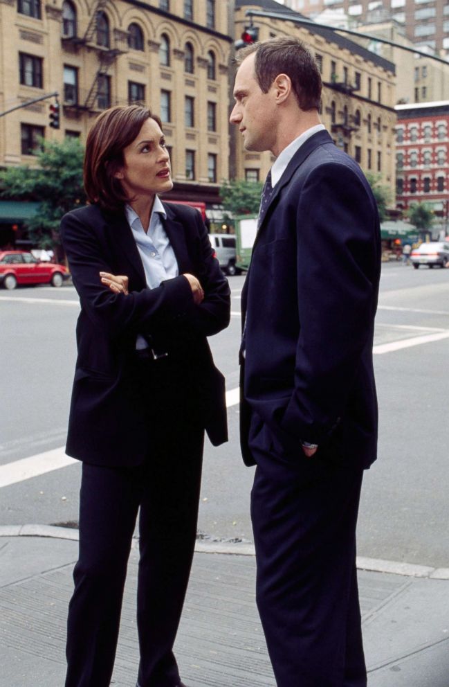 PHOTO: Mariska Hargitay as Detective Olivia Benson, Christopher Meloni as Detective Elliot Stabler on "Law & Order: Special Victims Unit," 1999.