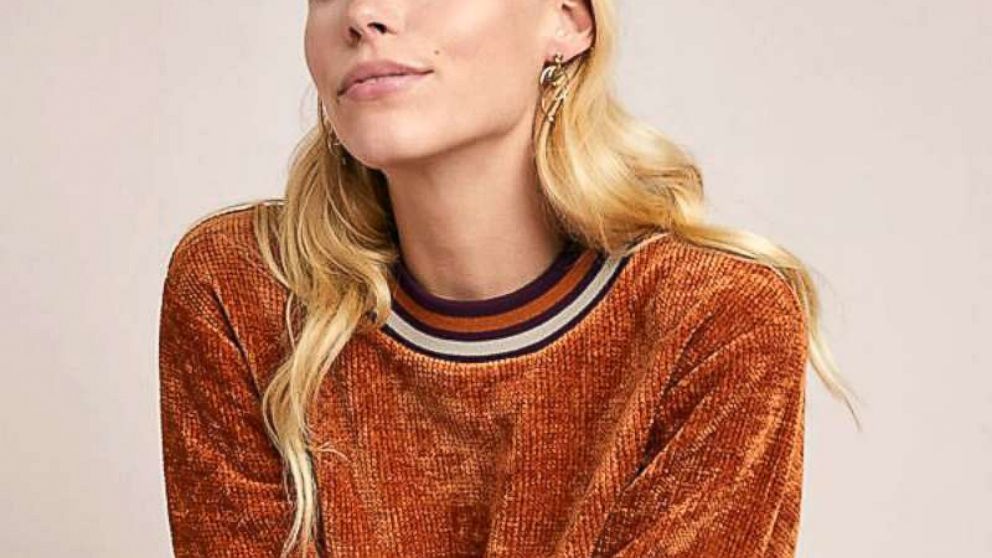 PHOTO: Sporty Chenille Pullover from Anthropologie