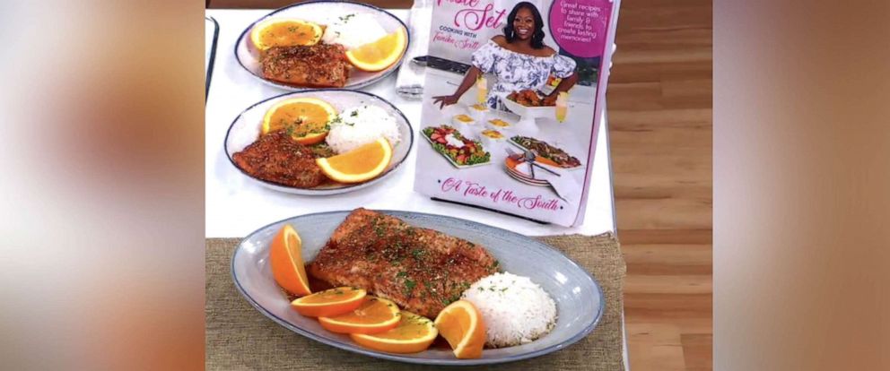 PHOTO: R&B recording artist Tamika Scott shares a recipe from her new cookbook, “Table Set: Cooking with Tamika Scott".