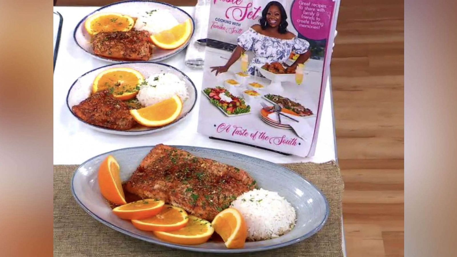 PHOTO: R&B recording artist Tamika Scott shares a recipe from her new cookbook, “Table Set: Cooking with Tamika Scott".