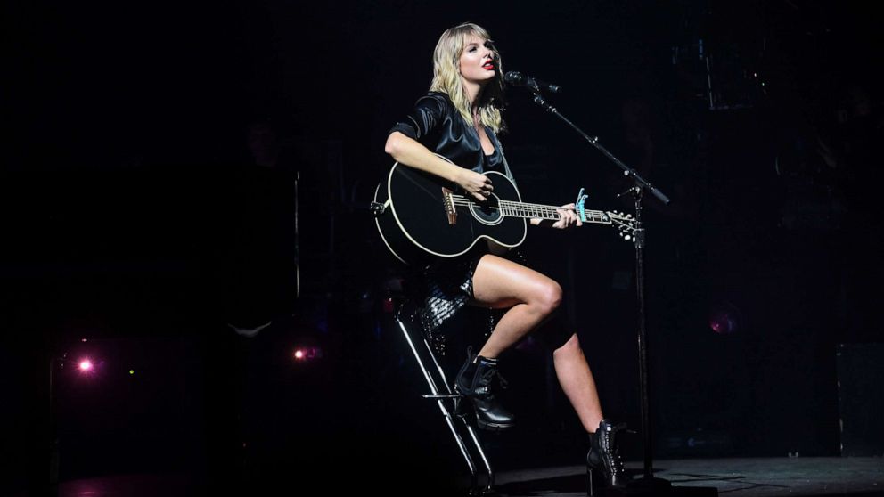 Taylor Swift performs during the "City of Lover" concert, Sept. 9, 2019, in Paris.
