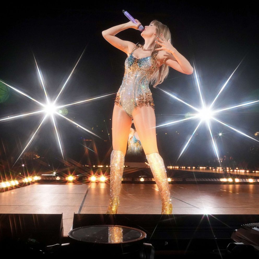 VIDEO: Laura Dern, Emma Stone and Haim jam out at Taylor Swift Eras Tour show