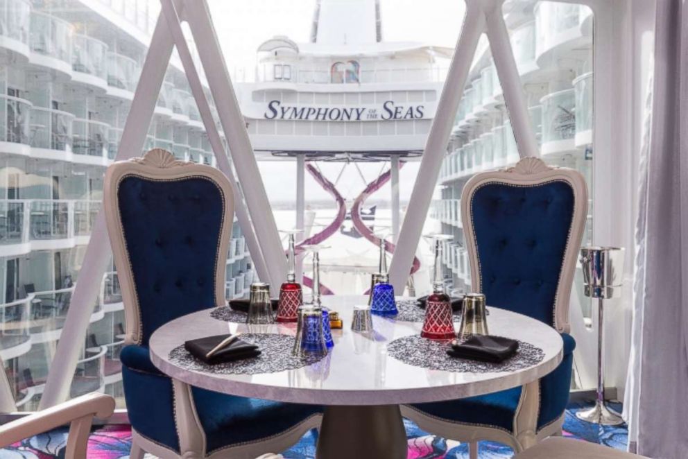 PHOTO: Wonderland is an interactive specialty restaurant on the Symphony of the Seas cruise.