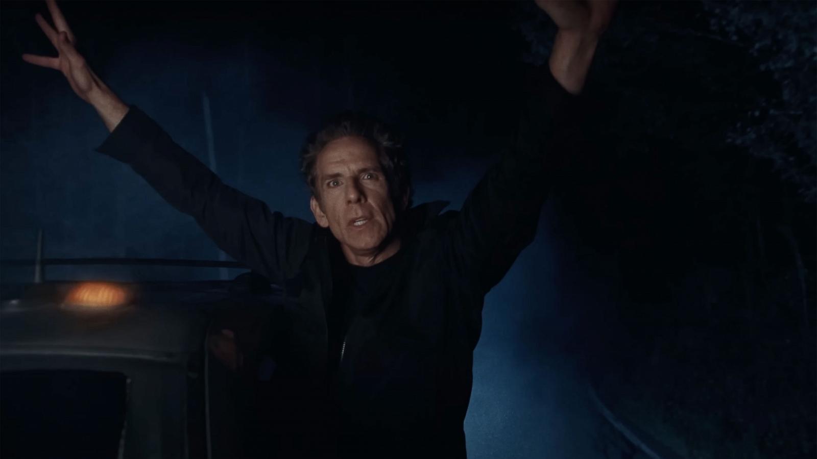 PHOTO: Ben Stiller stars in SZA's new music video, 'Drive', Dec. 2024.