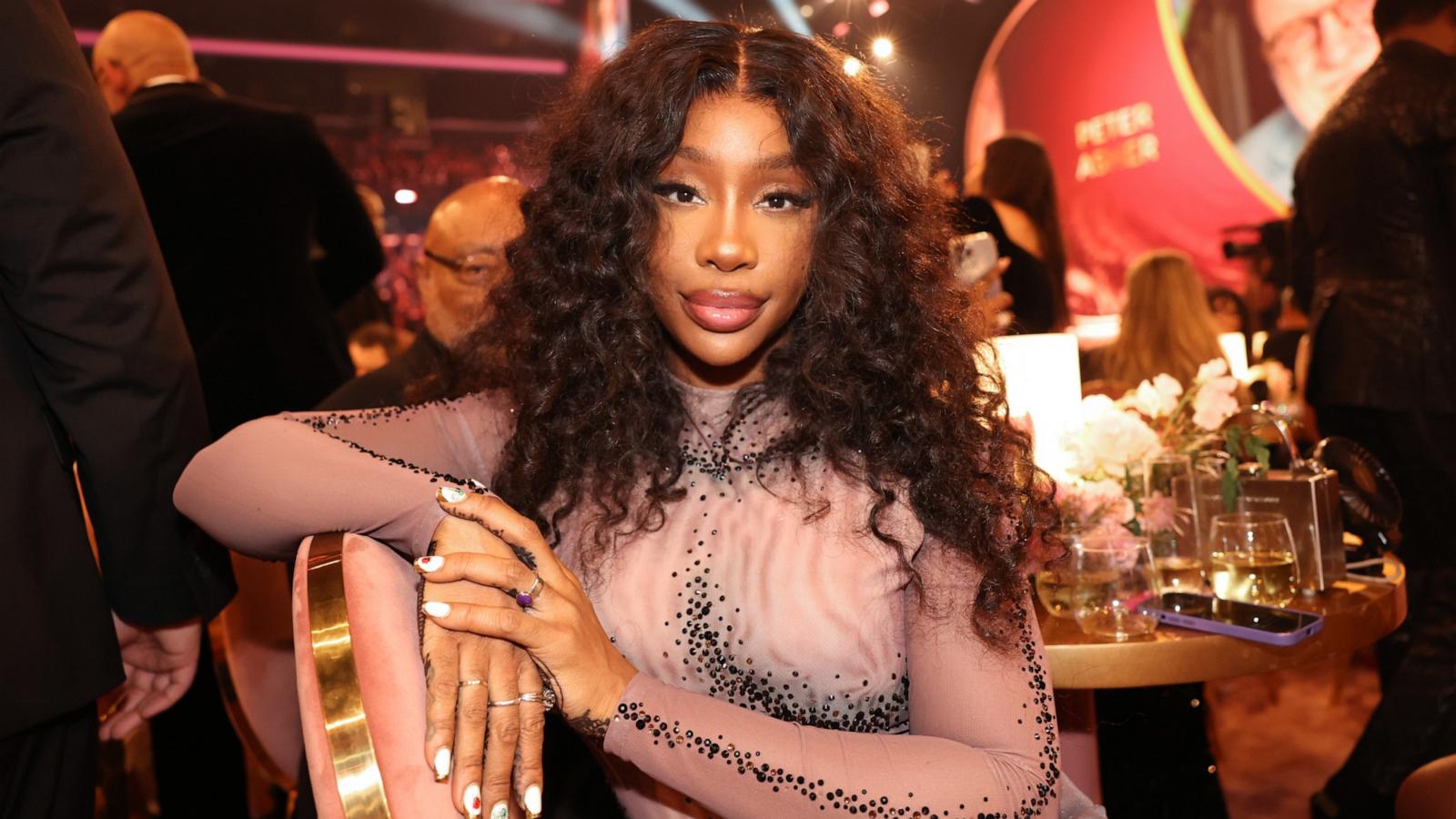 PHOTO: SZA attends the 66th GRAMMY Awards at Crypto.com Arena on Feb. 04, 2024 in Los Angeles.