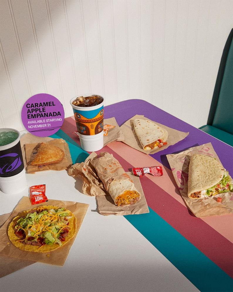 PHOTO: The Decades Menu is available at Taco Bell for a limited-time bringing back 5 hit menu items and retro-inspired merch.