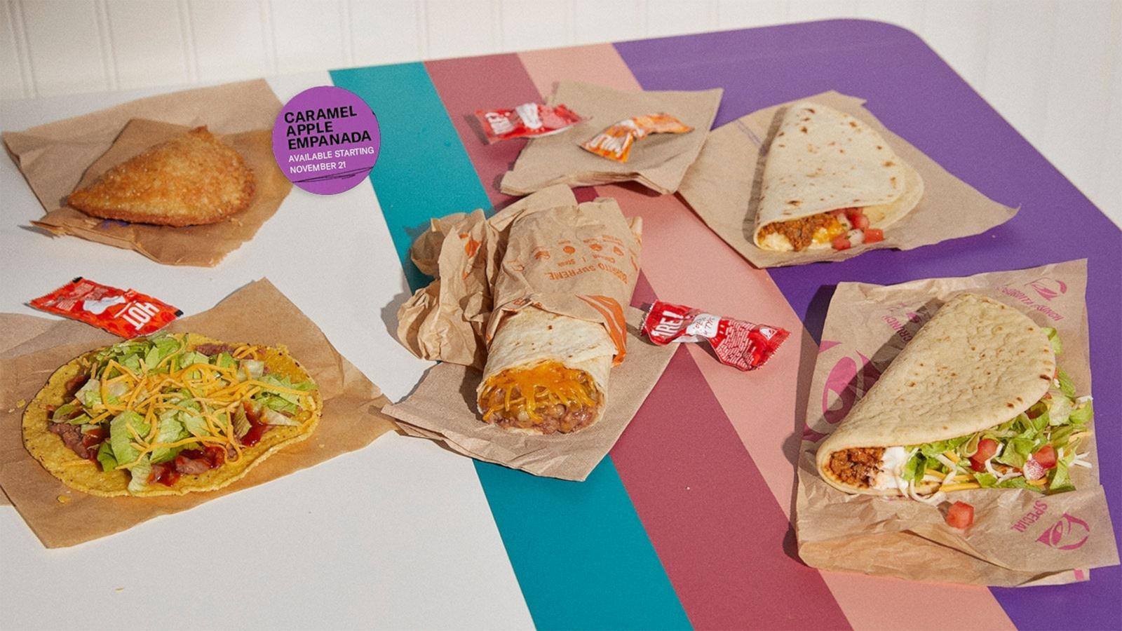 PHOTO: The Decades Menu is available at Taco Bell for a limited-time bringing back 5 hit menu items and retro-inspired merch.