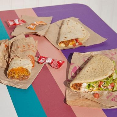 PHOTO: The Decades Menu is available at Taco Bell for a limited-time bringing back 5 hit menu items and retro-inspired merch.