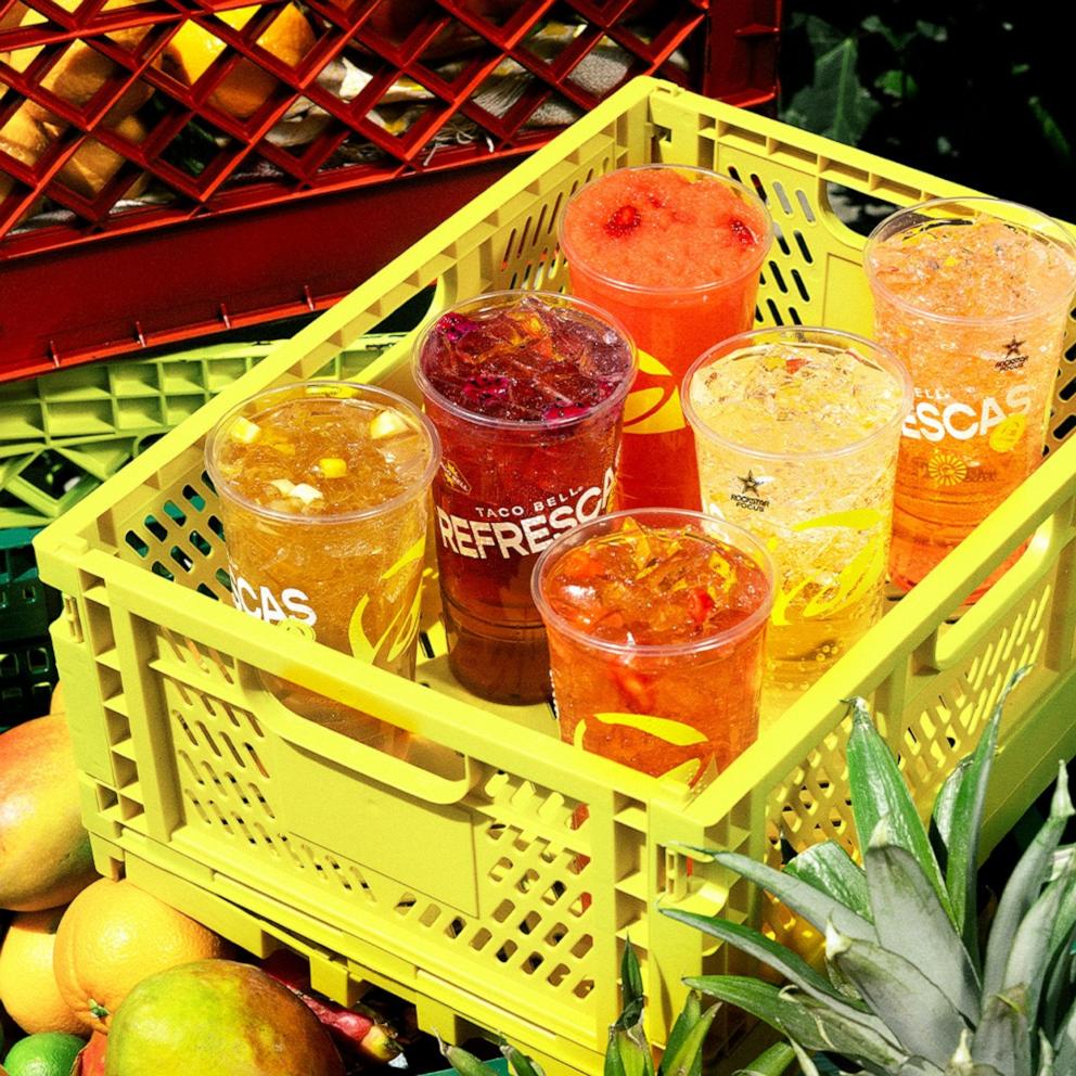 PHOTO: Taco Bell launched a new Refrescas drink lineup for a premium beverage offering.