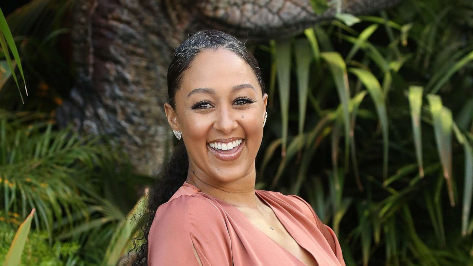 PHOTO: Tamera Mowry-Housley arrives to the Los Angeles premiere of Universal Pictures and Amblin Entertainment's "Jurassic World: Fallen Kingdom" held at Walt Disney Concert Hall on June 12, 2018, in Los Angeles.