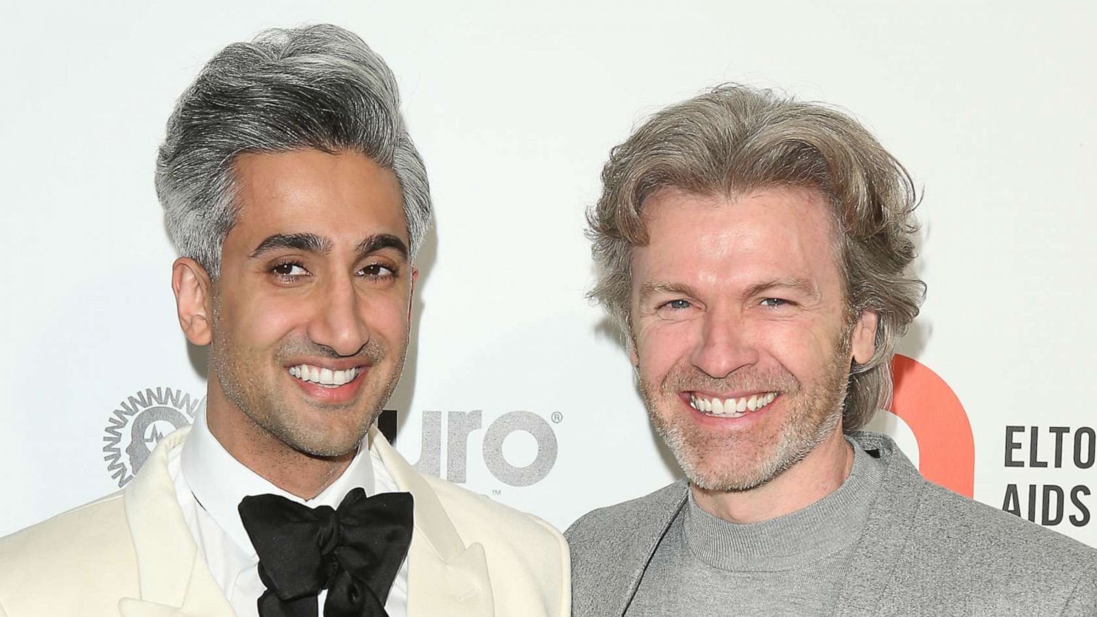 PHOTO: Tan and Rob France attend the 28th Annual Elton John AIDS Foundation Academy Awards Viewing Party, Feb. 9, 2020, in Hollywood, Calif.