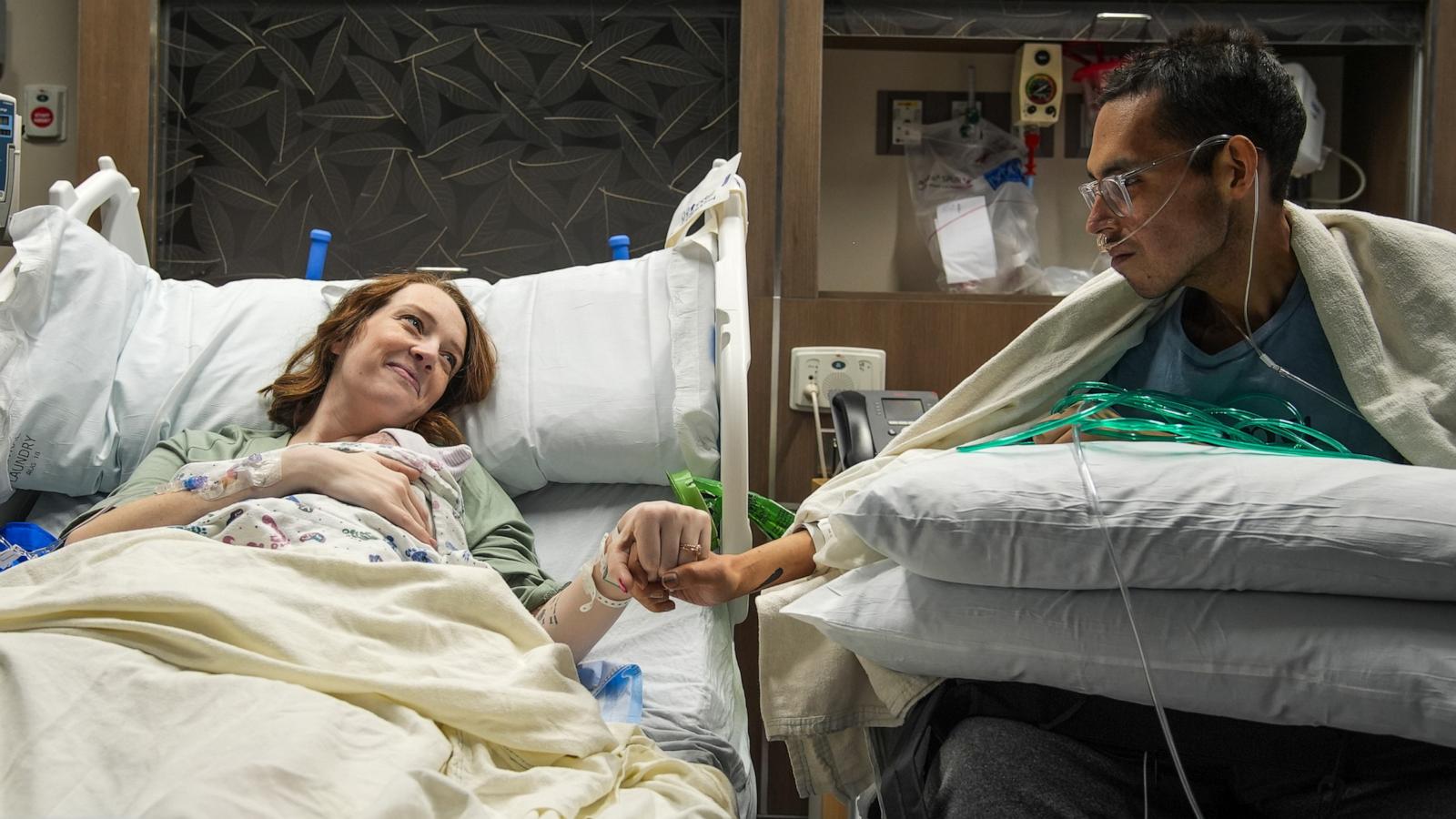 PHOTO: Shay Martin and her husband Tanner Martin hold hands. Tanner Martin, who had colon cancer, announced his own death in a video posted on social media on June 25, 2025.