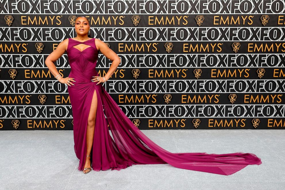 PHOTO: Taraji P. Henson attends the 75th Primetime Emmy Awards at Peacock Theater, Jan. 15, 2024, in Los Angeles.