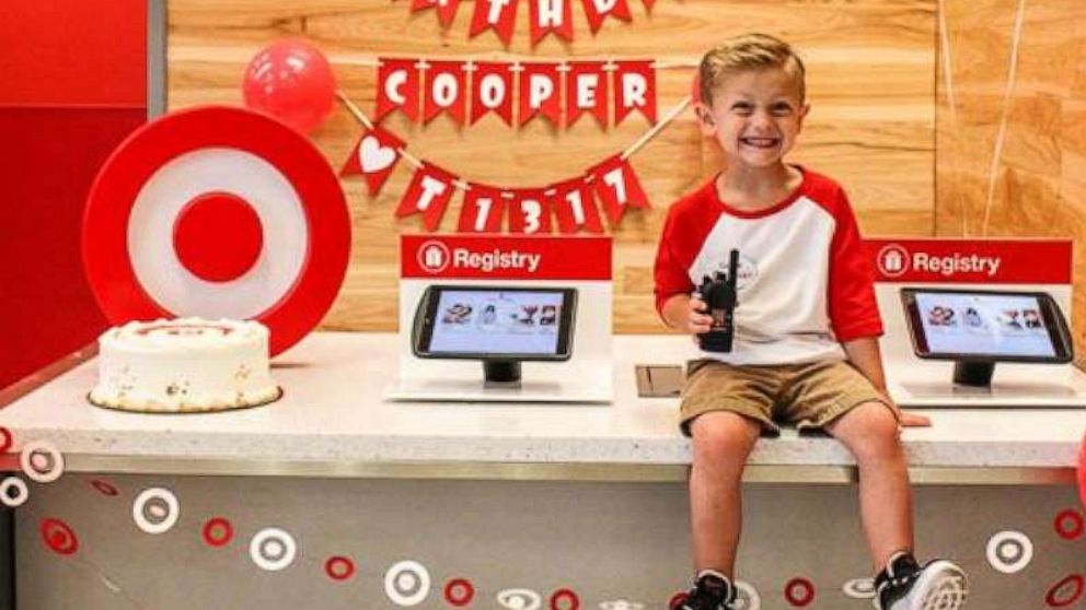 PHOTO: 5-year-old Cooper Rickman's birthday wish was to be a Target employee for the day.