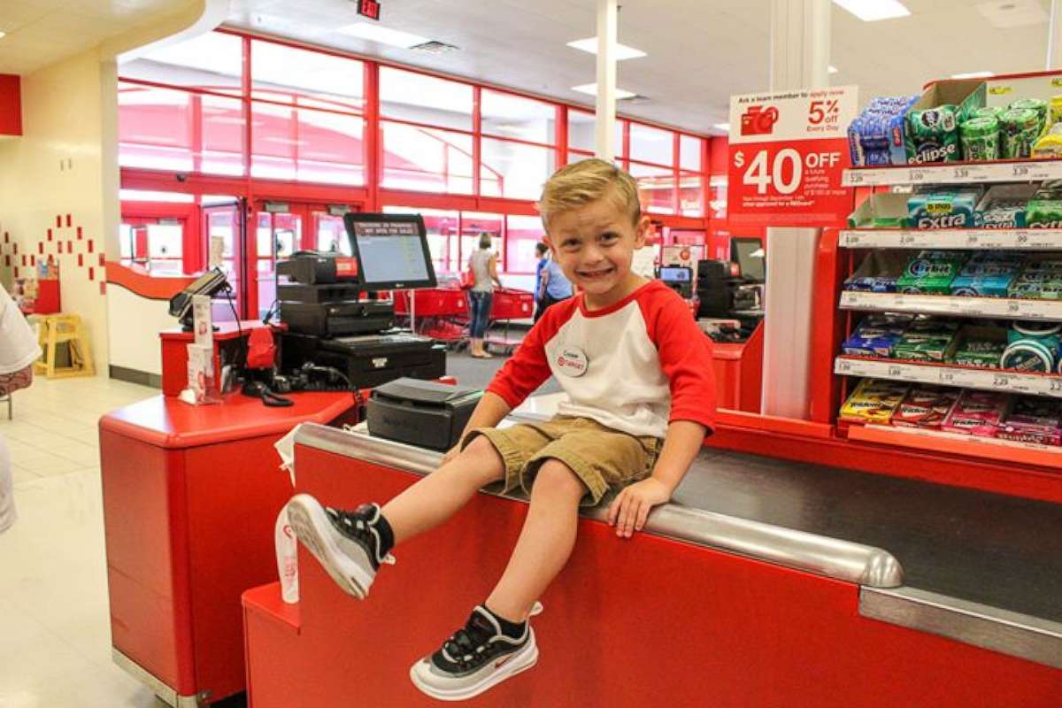 PHOTO: Hannah Rickman reached out to her local Target store three months before to plan the celebration for her son.
