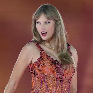PHOTO: Taylor Swift performs at the Paris Le Defense Arena during her Eras Tour concert in Paris, May 9, 2024.
