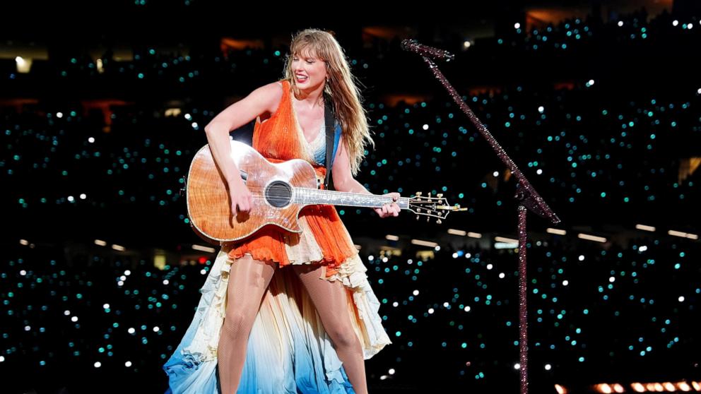 PHOTO: Taylor Swift performs onstage during "Taylor Swift | The Eras Tour" at Caesars Superdome on Oct. 25, 2024, in New Orleans.