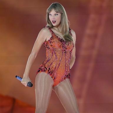 PHOTO: Taylor Swift performs at the Paris Le Defense Arena during her Eras Tour concert in Paris, May 9, 2024. 