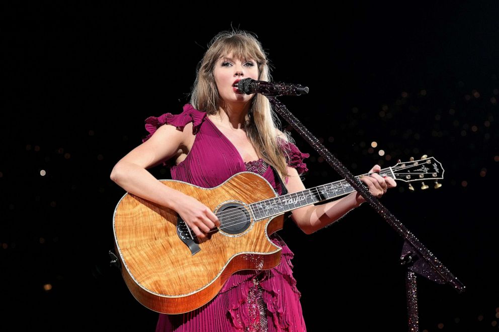 PHOTO: Taylor Swift performs onstage for the opening night of "Taylor Swift | The Eras Tour" at State Farm Stadium, March 17, 2023, in Glendale, Ariz.