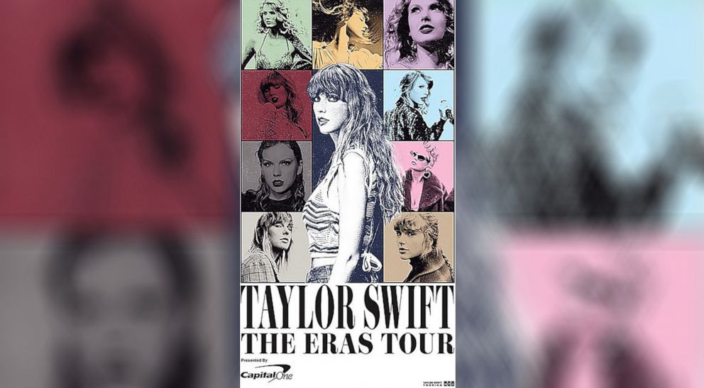 PHOTO: Promotional poster for Taylor Swift's "The Eras Tour."