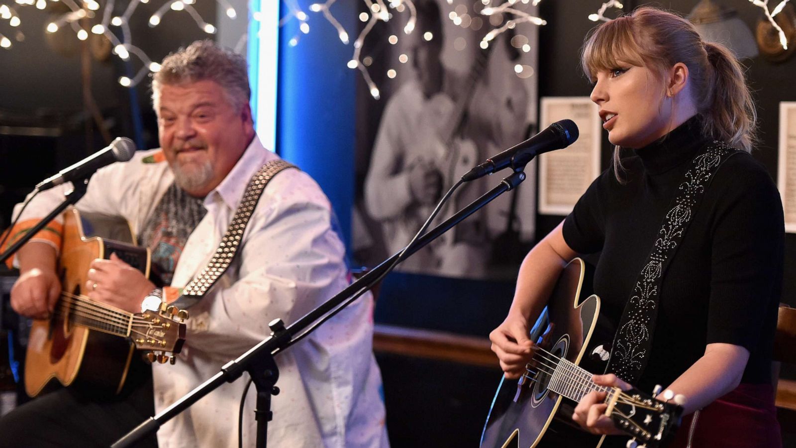 PHOTO: Craig Wiseman and special guest Taylor Swift perform onstage at Bluebird Cafe, March 31, 2018, in Nashville, Tenn.