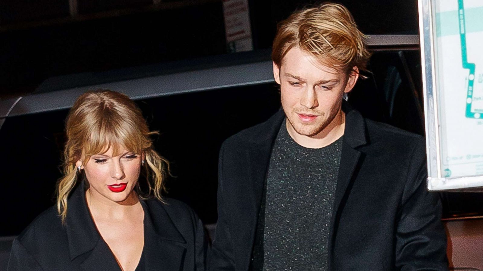 PHOTO: Taylor Swift and Joe Alwyn arrive at Zuma on Oct. 6, 2019 in New York City.