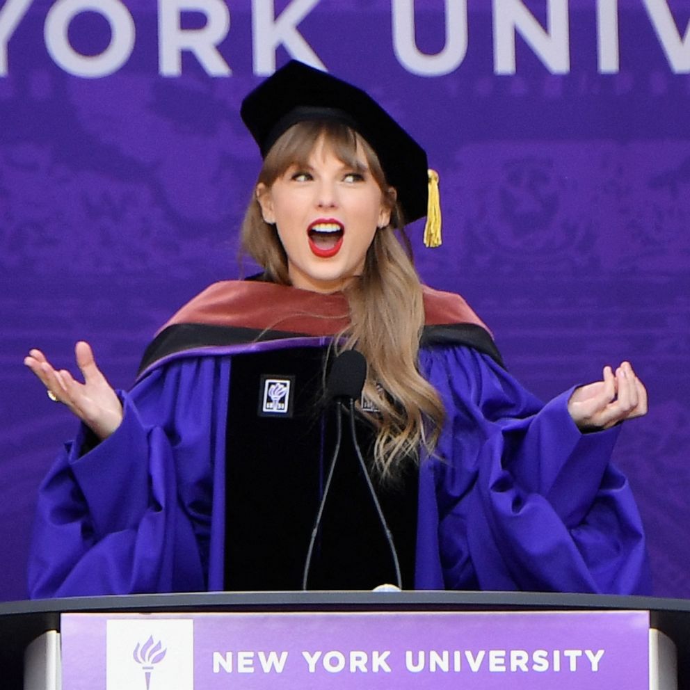 VIDEO: 'Never be ashamed of trying': Taylor Swift tells Class of 2022 in commencement speech
