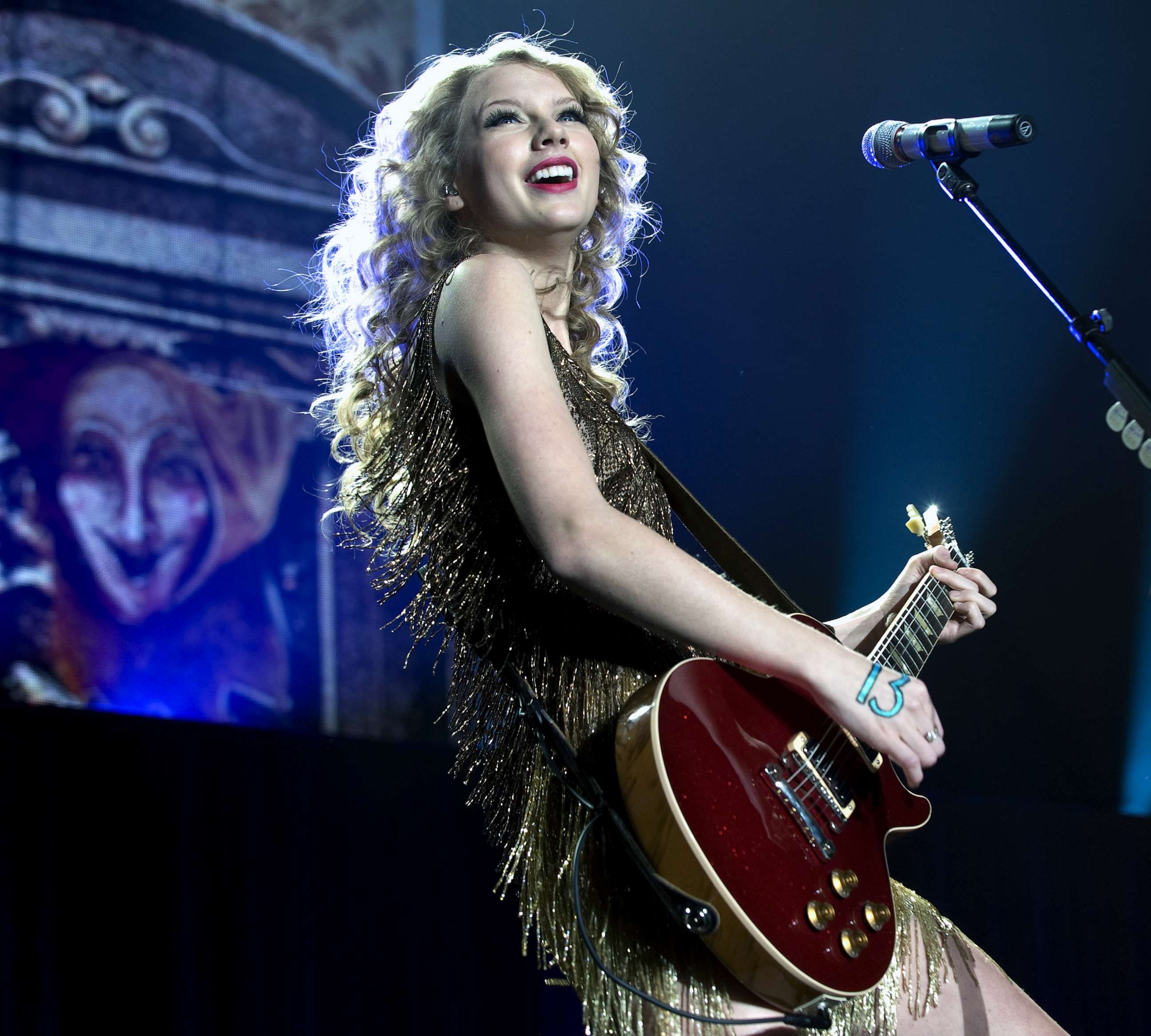 PHOTO: Singer Taylor Swift performs live on stage at Ahoy in Rotterdam, Netherlands during her Speak Now World Tour on 7th March 2011.