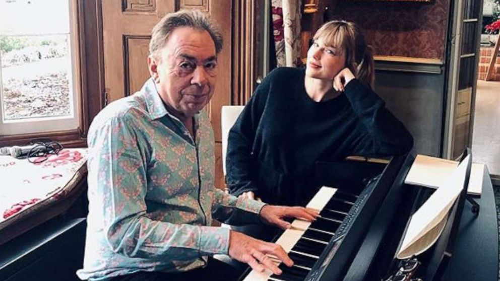 PHOTO: An undated photo posted to Taylor Swift's Instagram account show her posing with composer Andrew Lloyd Webber.