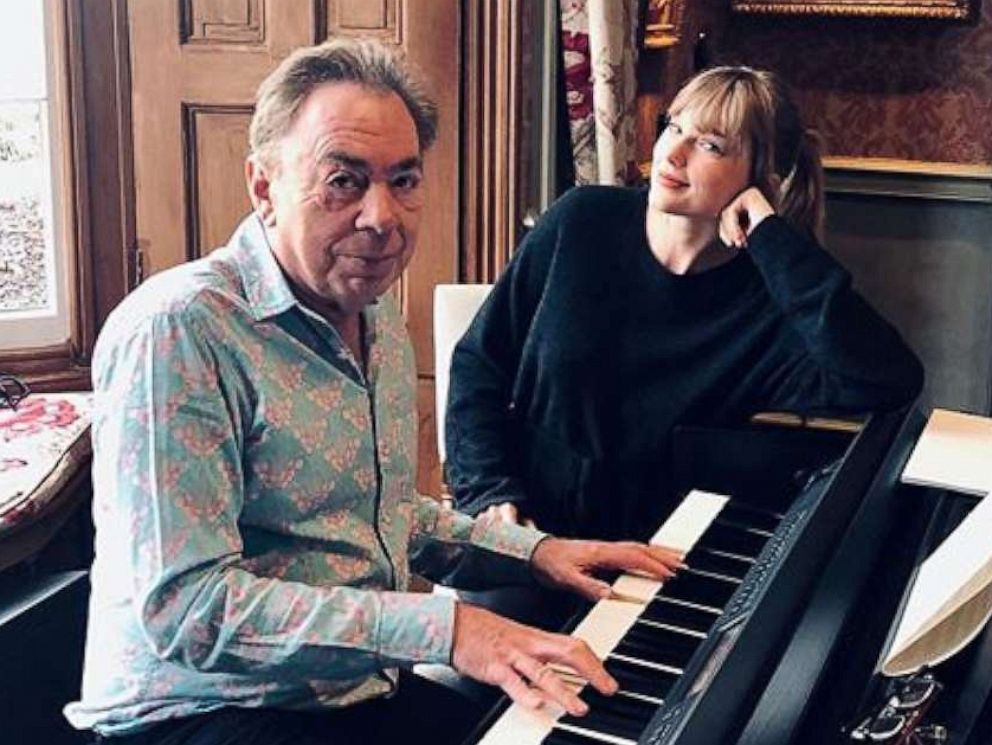 PHOTO: An undated photo posted to Taylor Swift's Instagram account show her posing with composer Andrew Lloyd Webber.