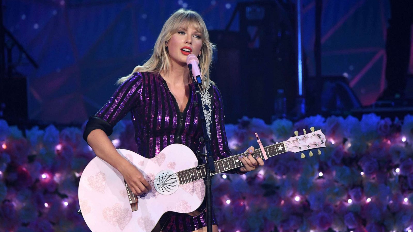 PHOTO: Taylor Swift performs onstage at The Prime Day concert, presented by Amazon Music at on July 10, 2019, at Hammerstein Ballroom in New York.